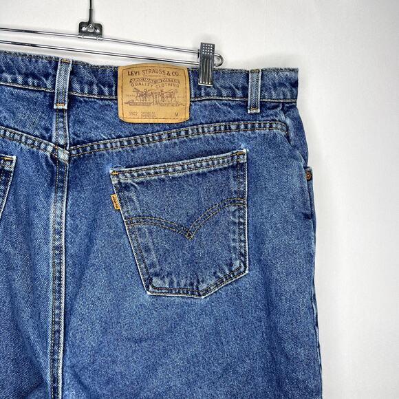 VTG Levis 9922 orange tab jeans 950 tapered leg womens 20M USA made - Picture 9 of 12